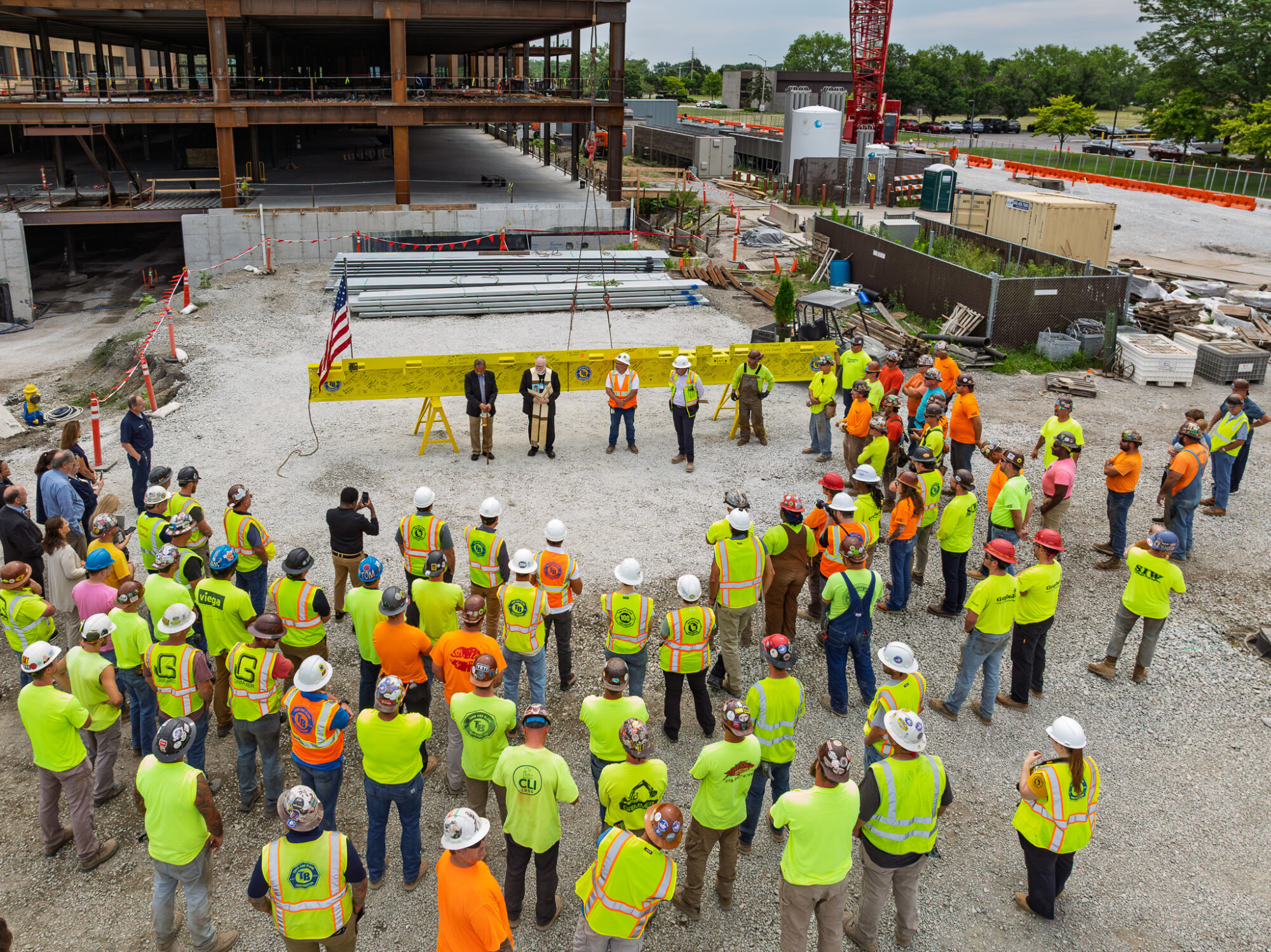 crew of Franciscan Health Munster Expansion