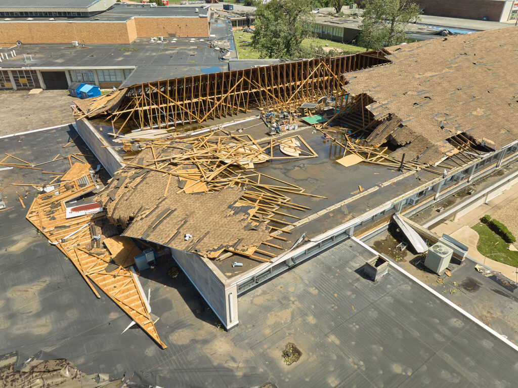 tornado damage