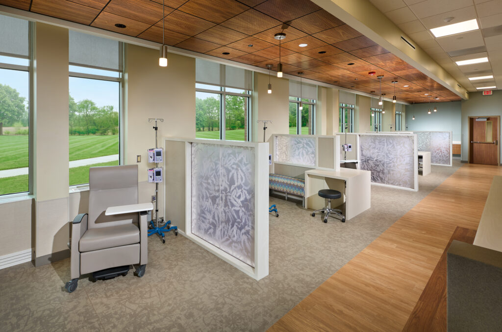 Rheumatology clinic and infusion bays